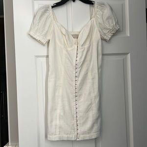 EUC Urban Outfitters white dress. Mini. S-P